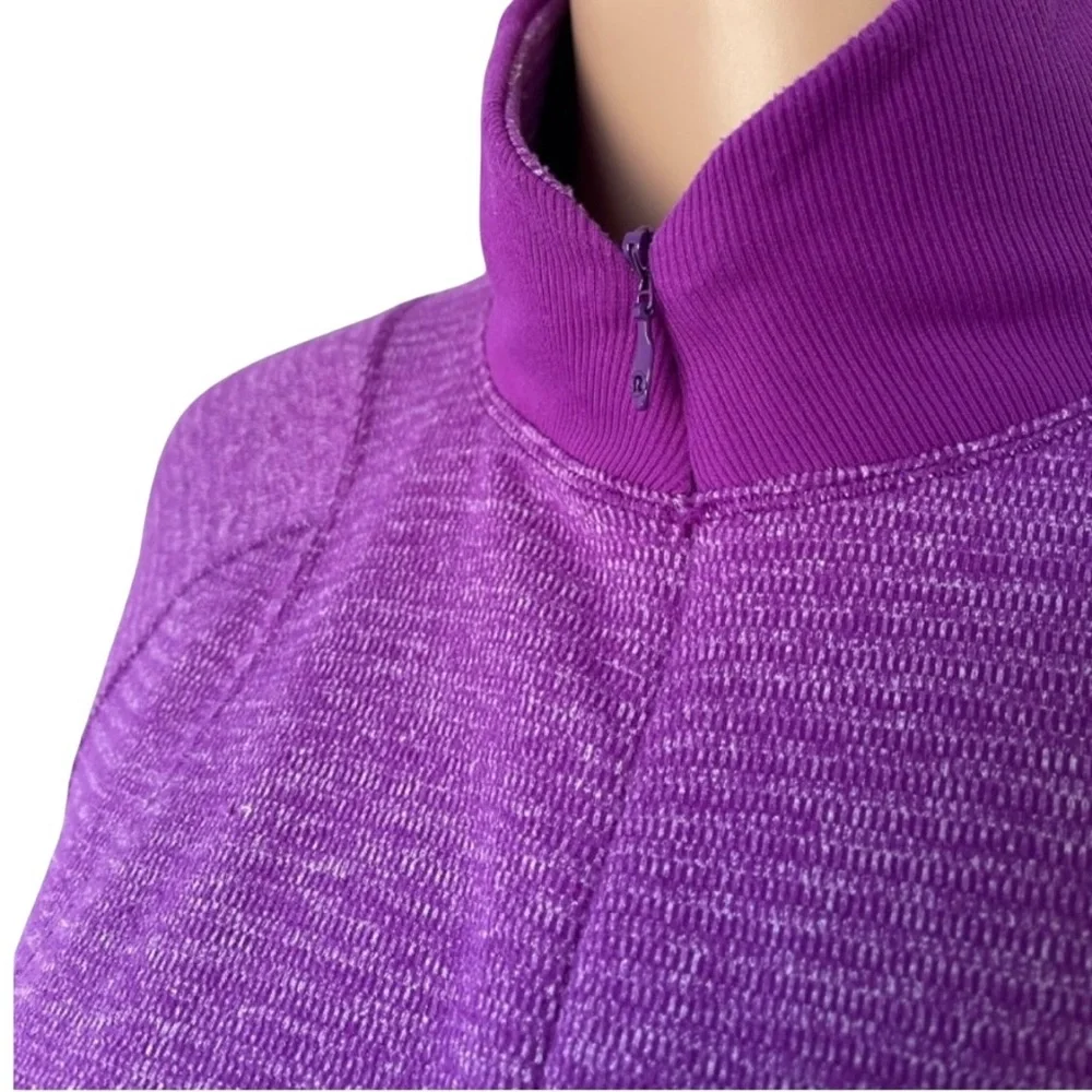 LULULEMON Runderful 1/2 Half Zip Long Sleeve Pullover Top + Small Reusable Bag - Picture 16 of 16